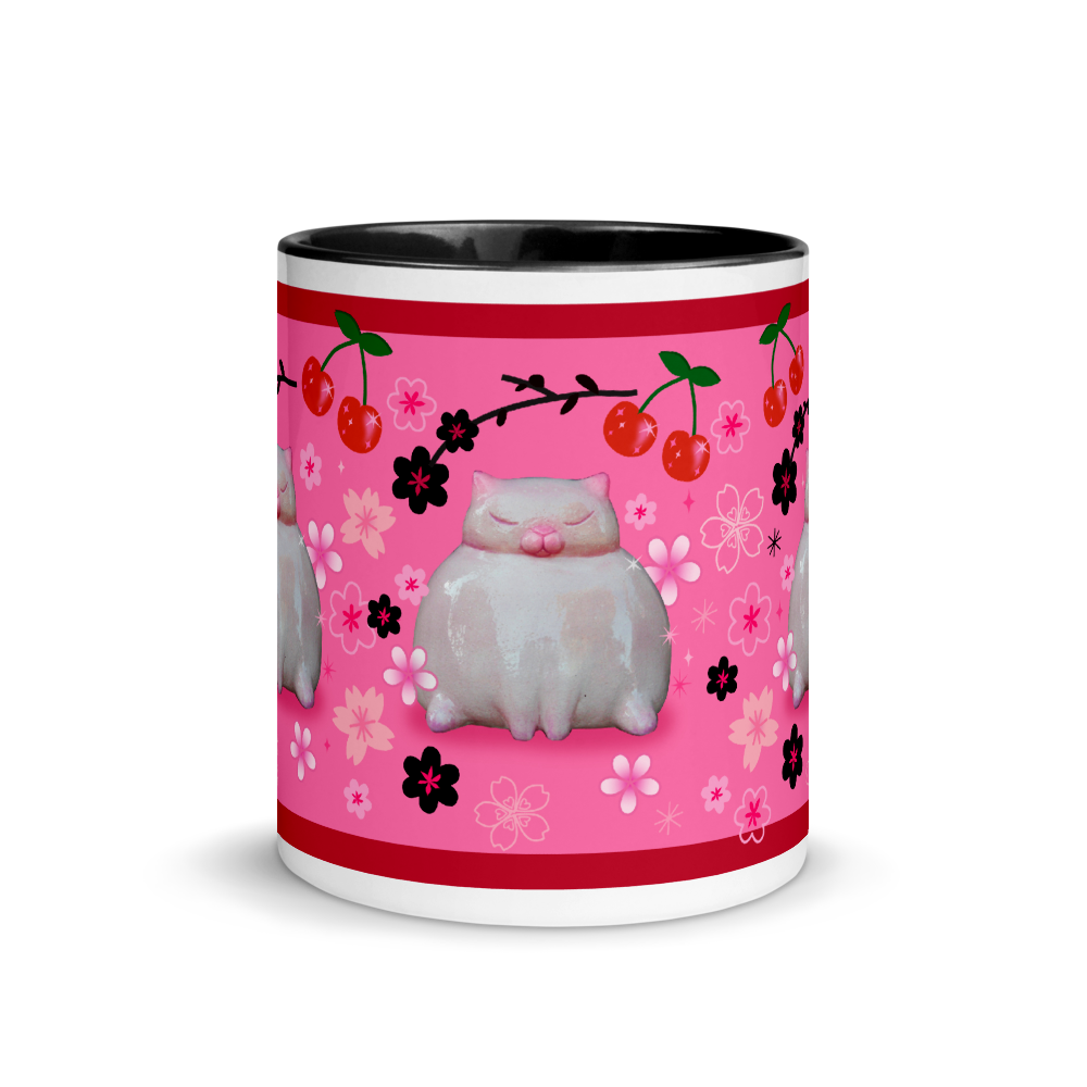 Sumo Kitty on Pink • Mug