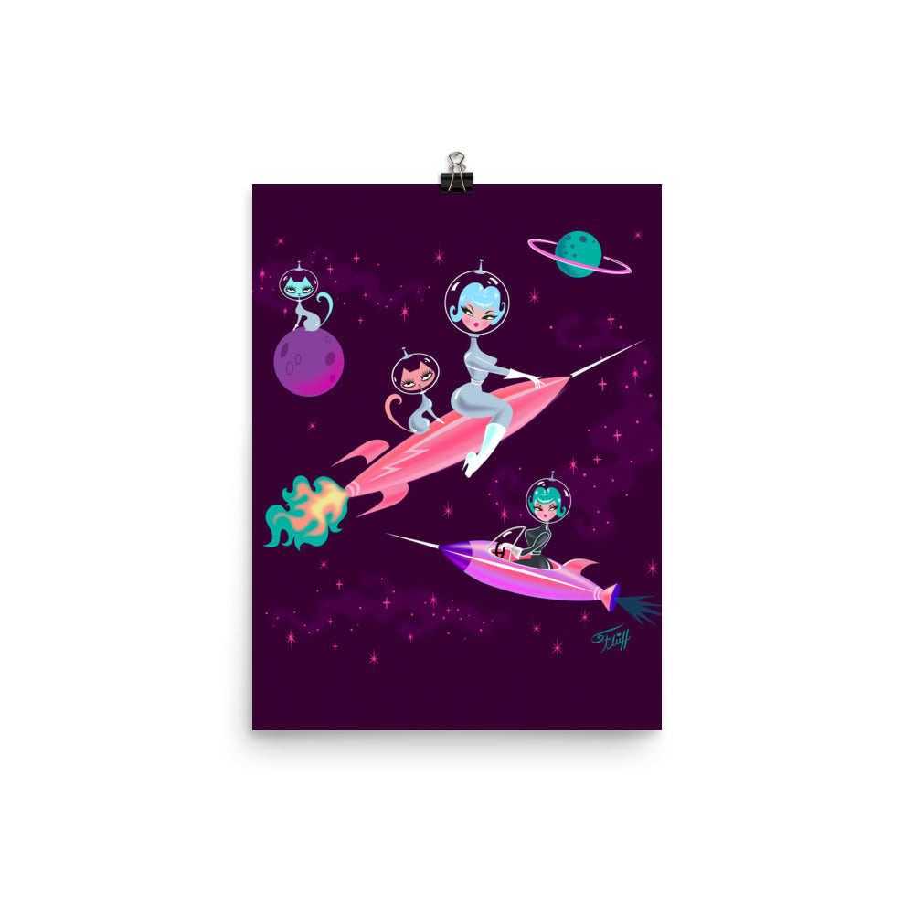 Rocket Girl • Art Print