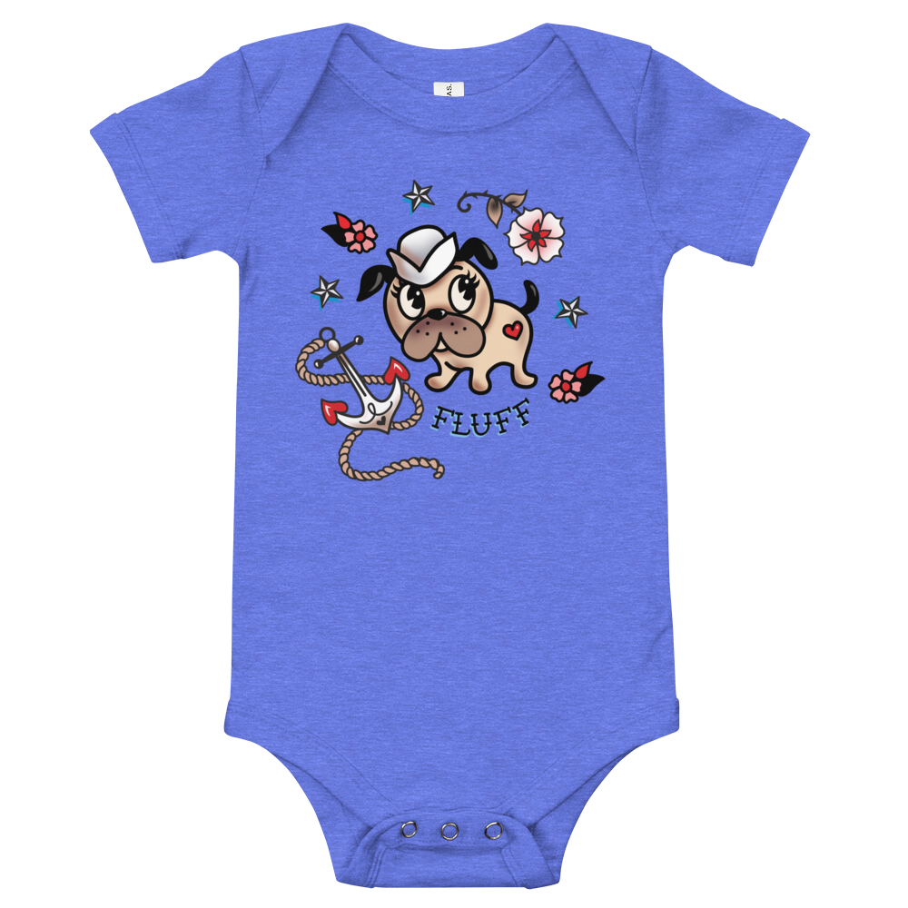 Monty Sailor Dog • Baby Onesie