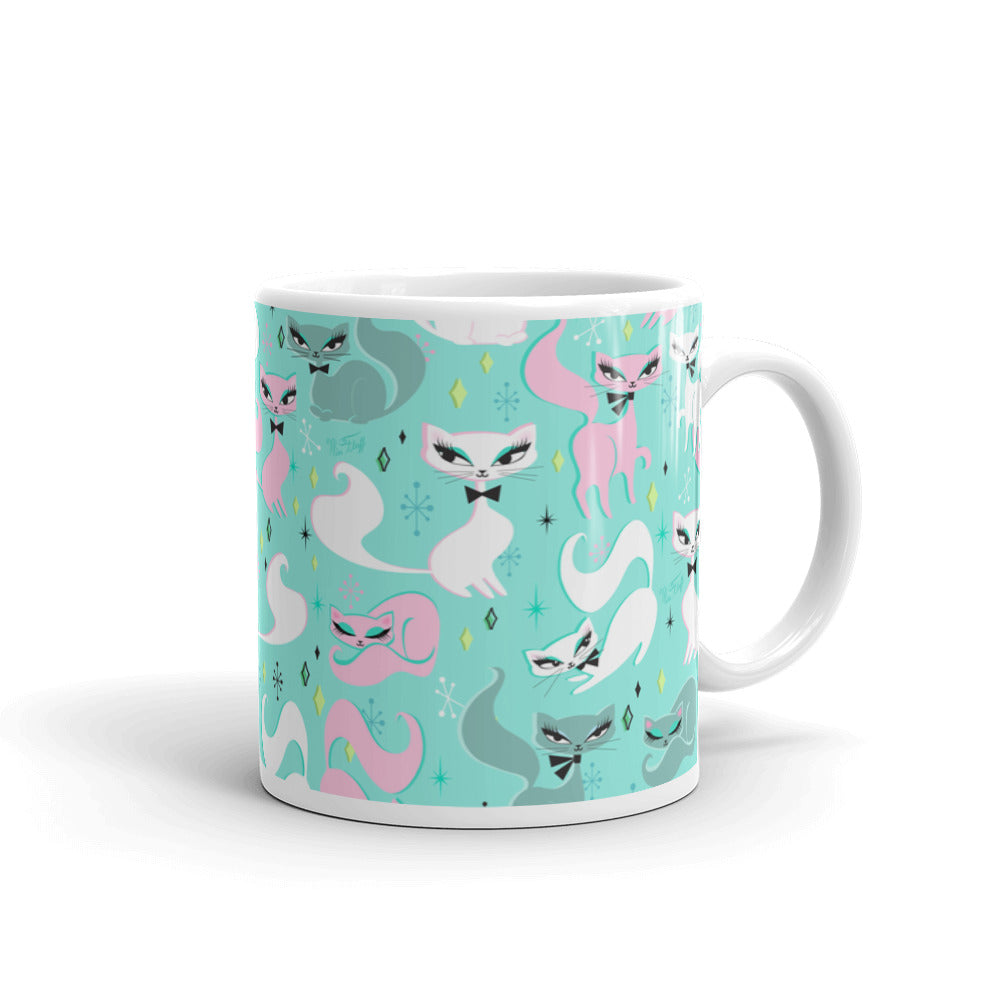 Swanky Kittens on Mint • Mug