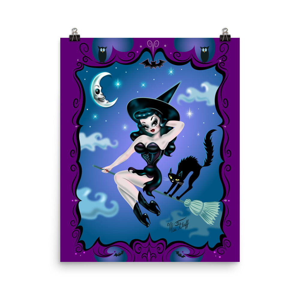 Hex Kitten Witch • Art Print