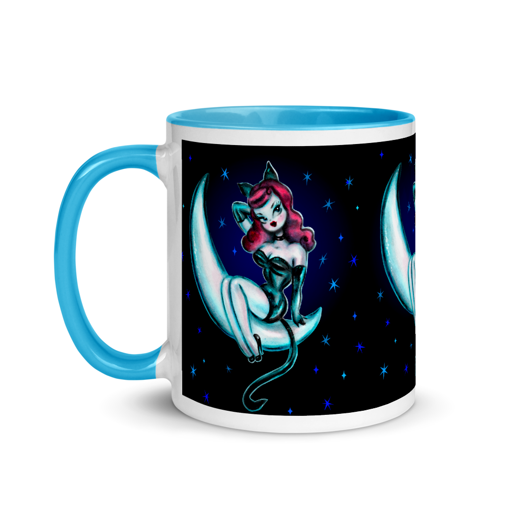 Kitten on the Moon • Mug