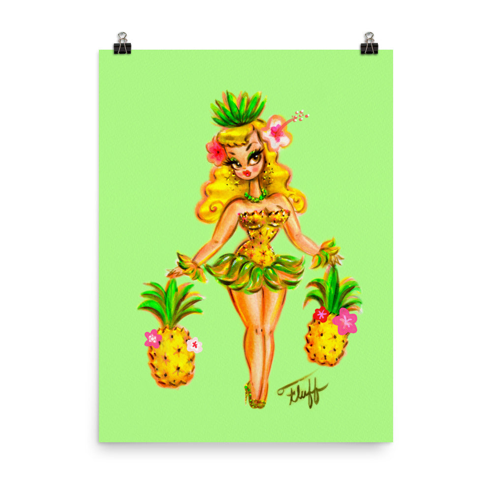 Pineapple Girl • Art Print