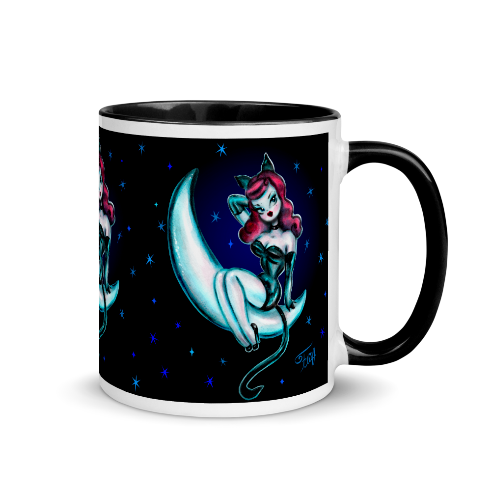 Kitten on the Moon • Mug