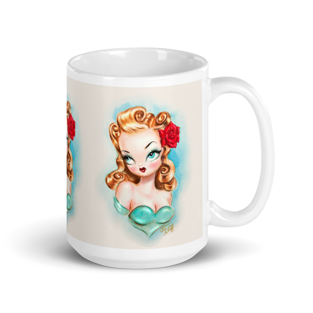 Rockabilly Babydoll Blonde • Mug