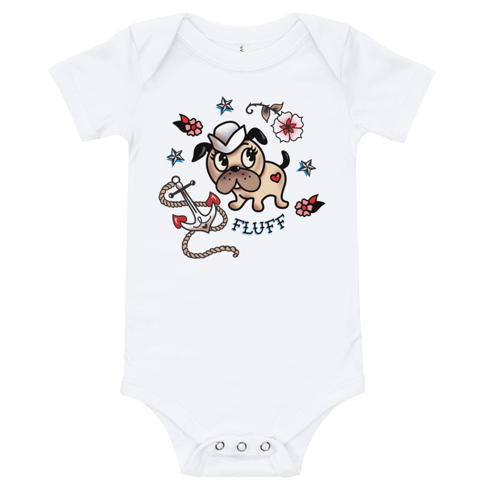 Monty Sailor Dog • Baby Onesie