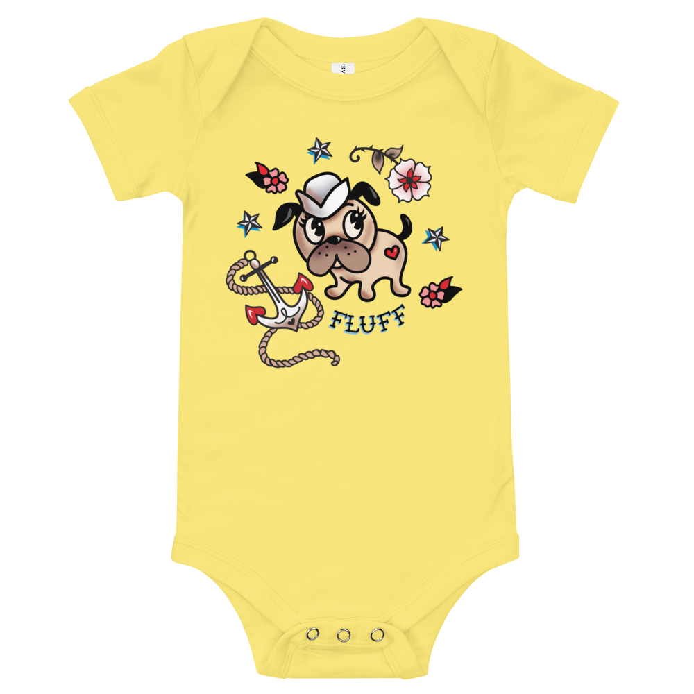 Monty Sailor Dog • Baby Onesie
