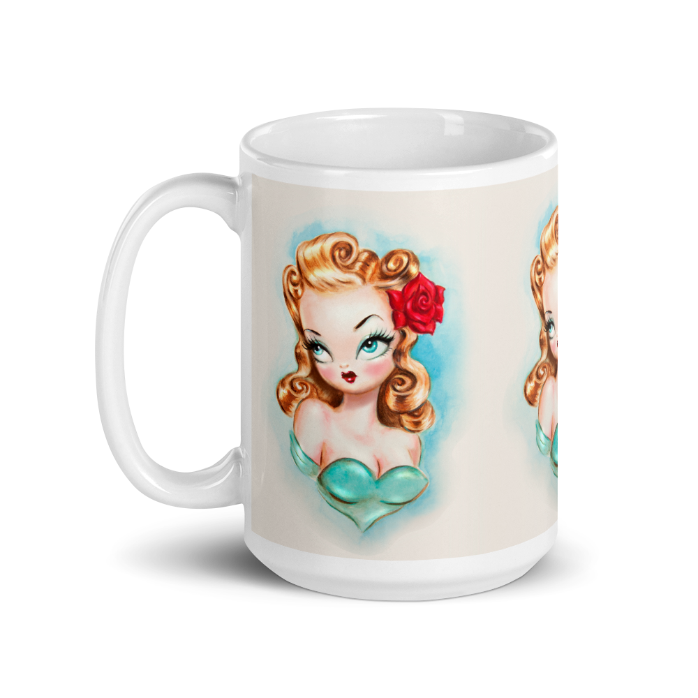 Rockabilly Babydoll Blonde • Mug
