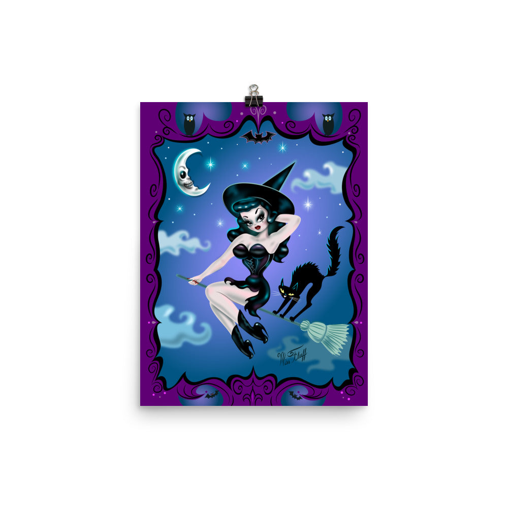 Hex Kitten Witch • Art Print