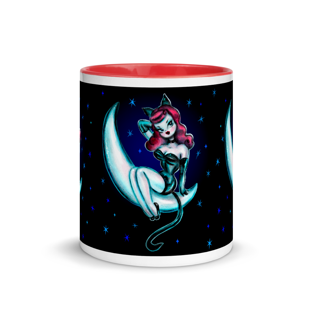 Kitten on the Moon • Mug