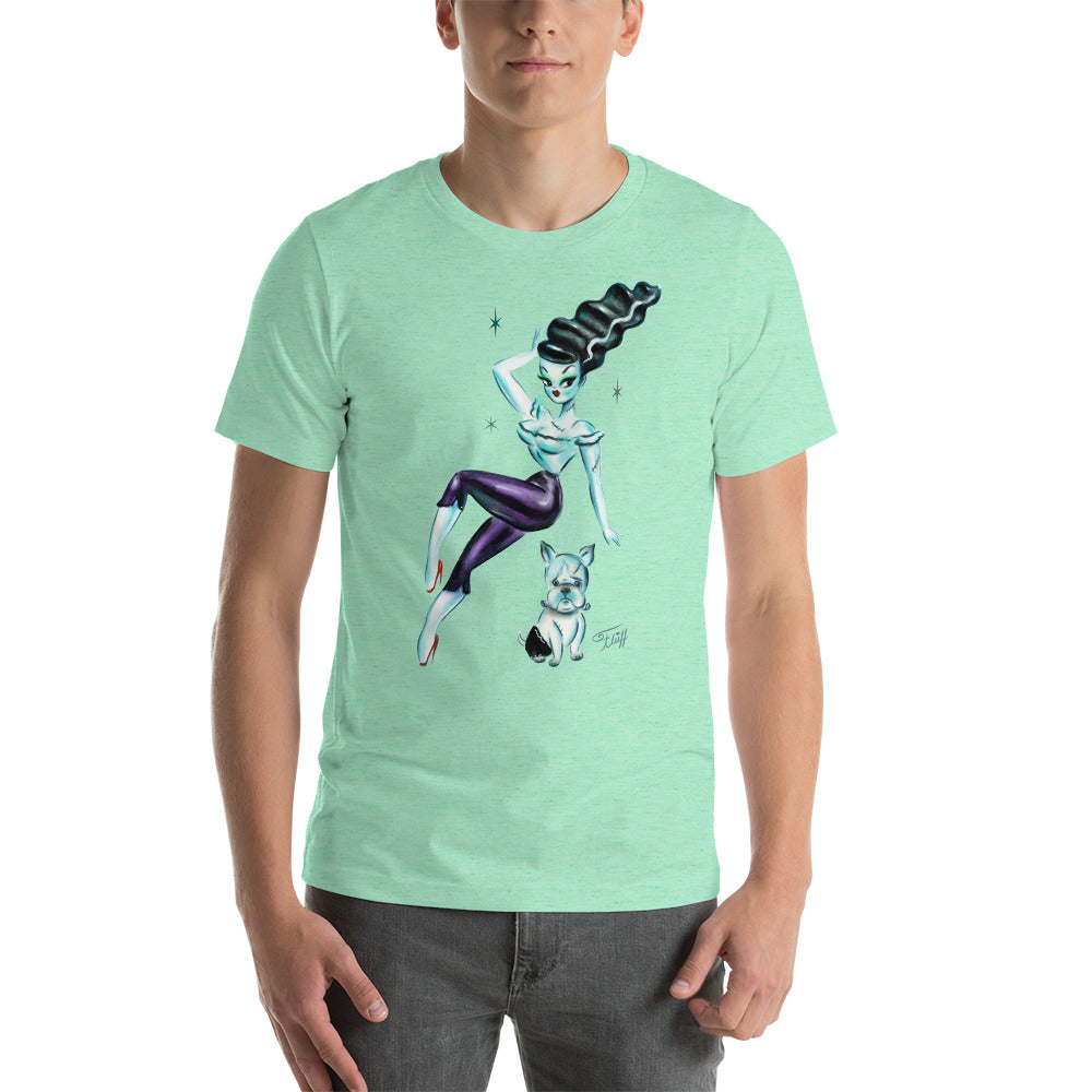 Rockabilly Bride of Frankenstein • Men's Tee Shirt