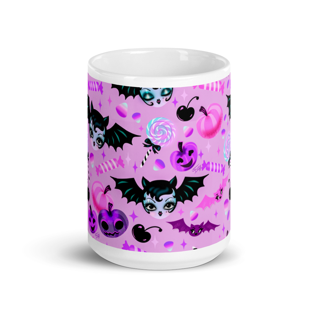 Vampire Dolly on Lilac • Mug 15oz