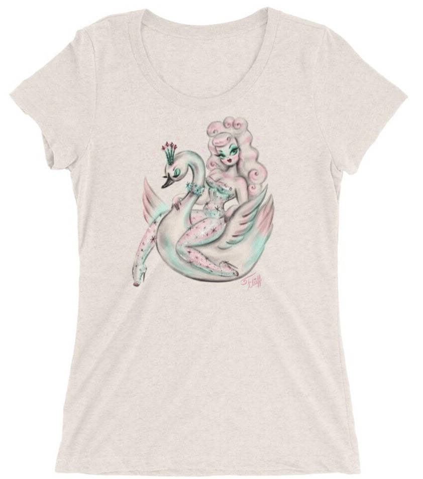 Swan Pixie • Women's Slim Fit Tee