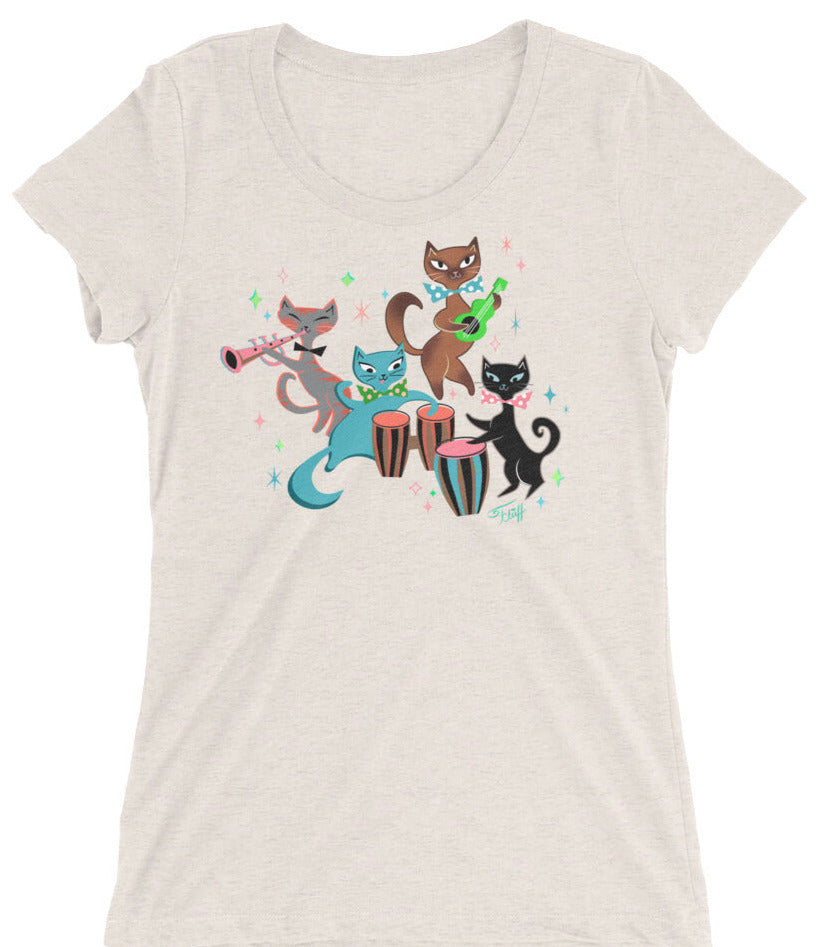 Mambo Kitties Band • Women's Slim Fit Tee