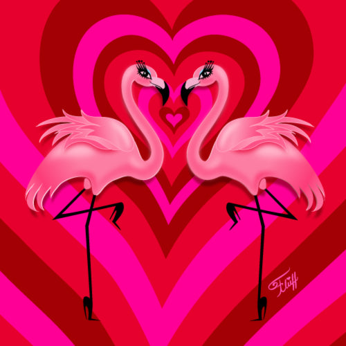 Flamingo Love