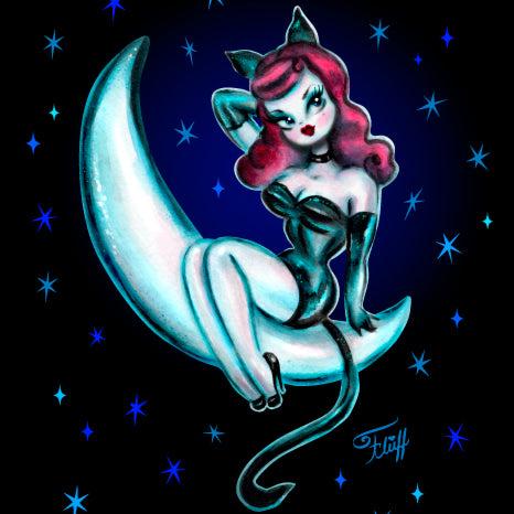 Kitten on the Moon
