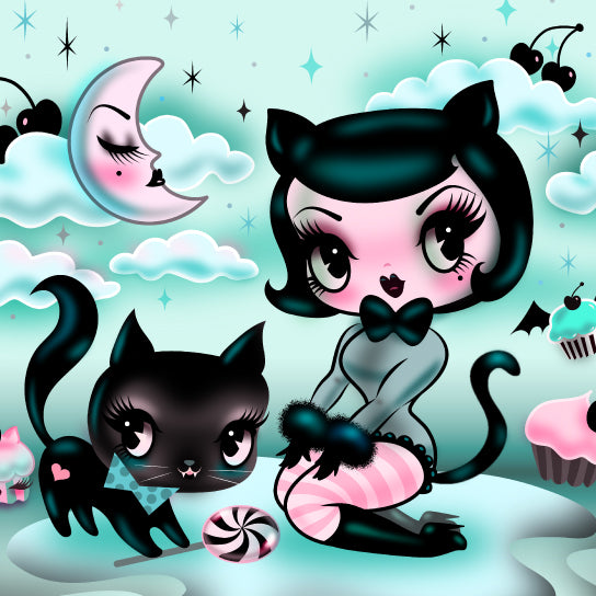 Kitty Doll with Cupcakes