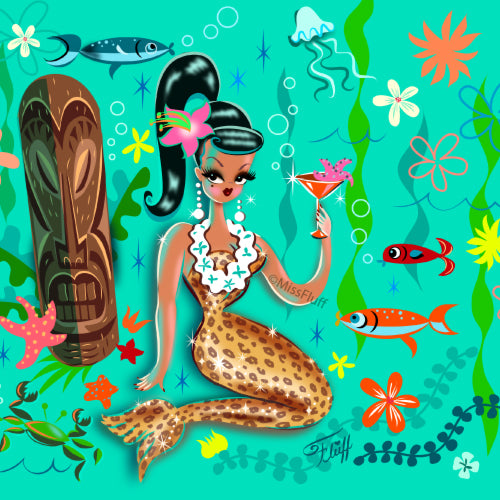 Leopard Tiki Mermaid •Wholesale