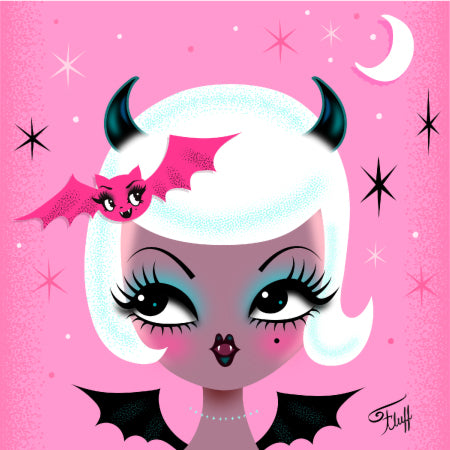 Vampire Dolly on Pink