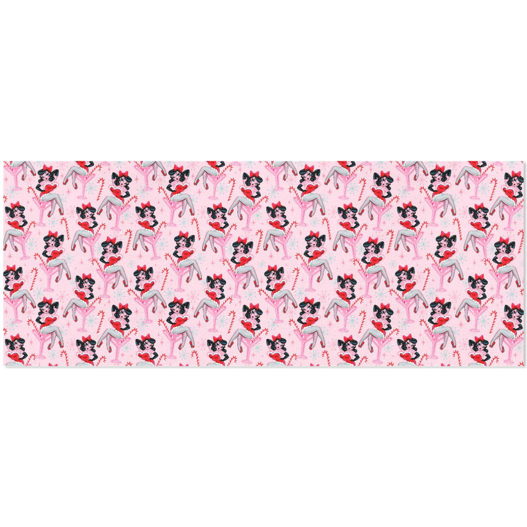 Candy Cane Martini Girl • Gift Wrap Paper 3 Rolls