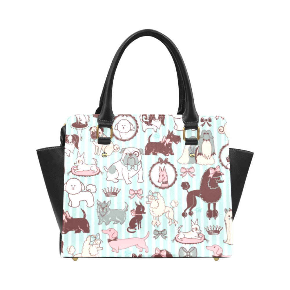 Doggy Boudoir Mint • Handbag