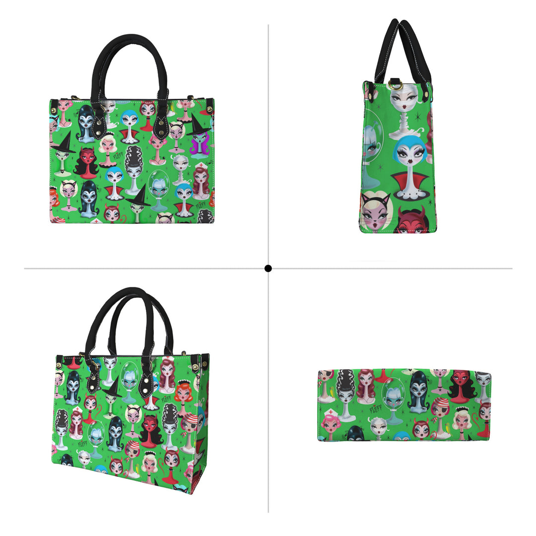 Spooky Dolls Green • Handbag