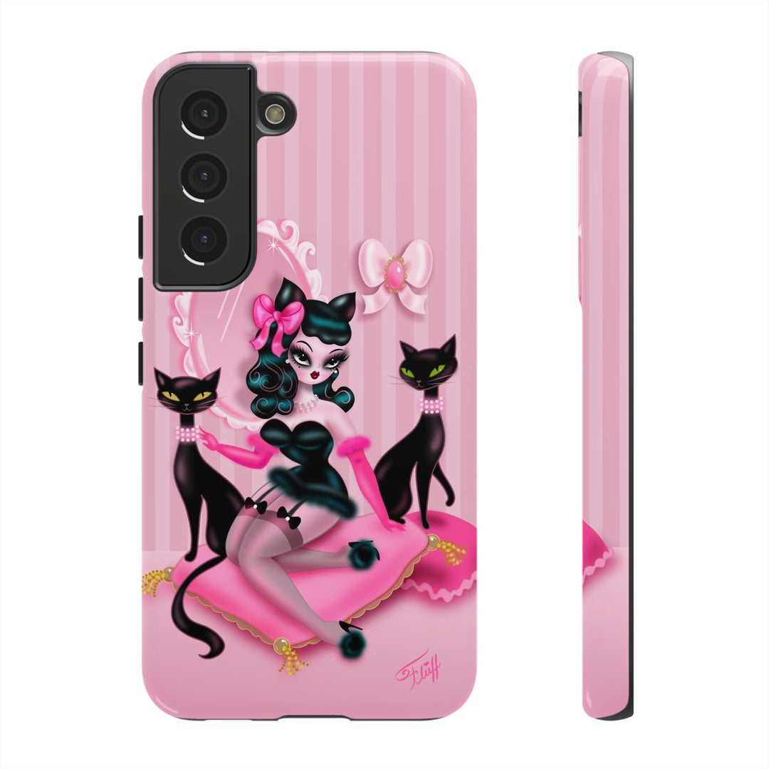 Kitten Boudoir Doll • Tough Phone Case