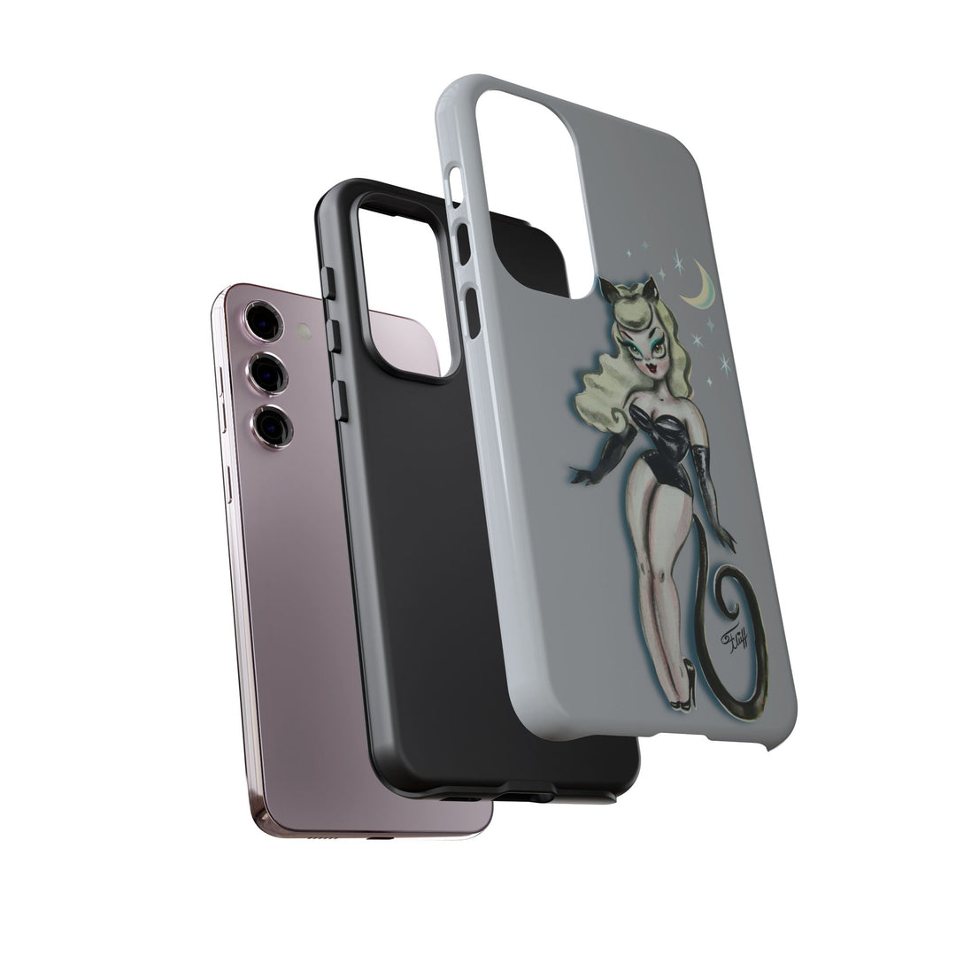 Blonde Cat Girl • Tough Phone Case