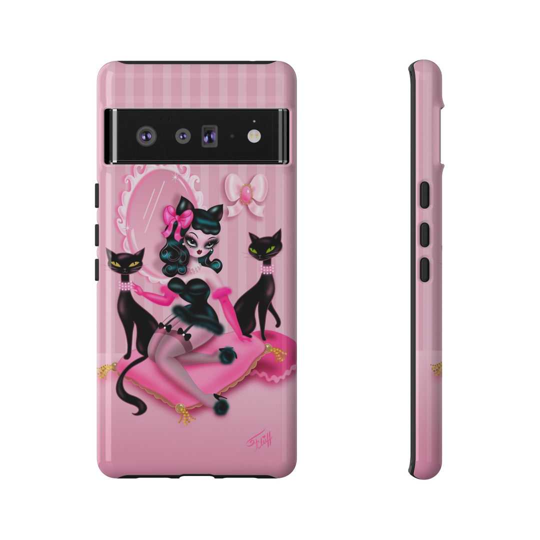 Kitten Boudoir Doll • Tough Phone Case