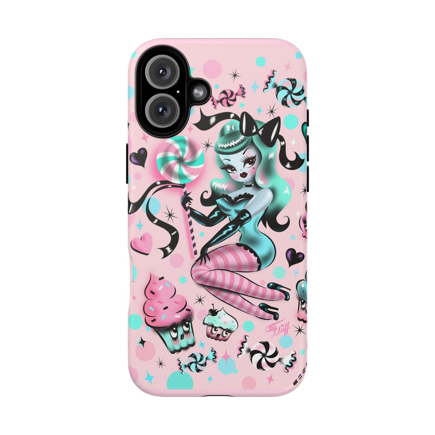 Mint Sugar Pinup • Tough Phone Case