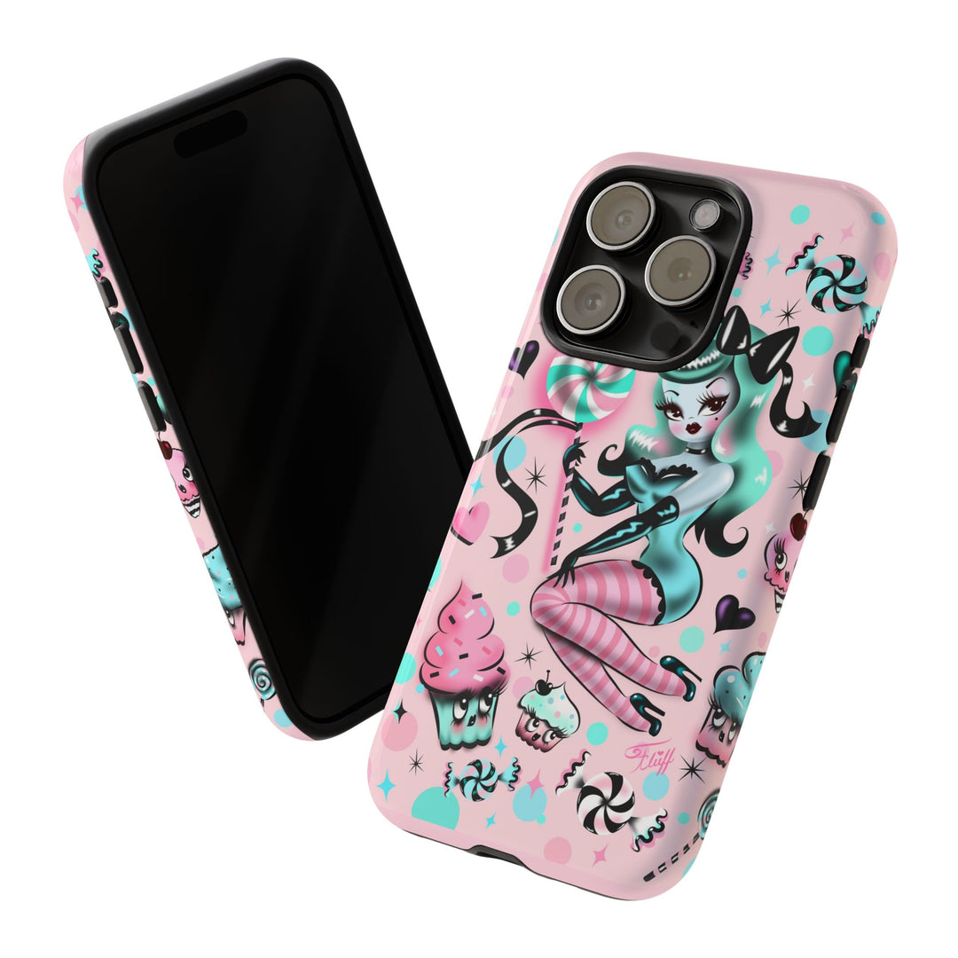 Mint Sugar Pinup • Tough Phone Case