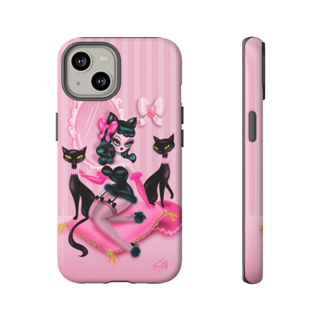 Kitten Boudoir Doll • Tough Phone Case