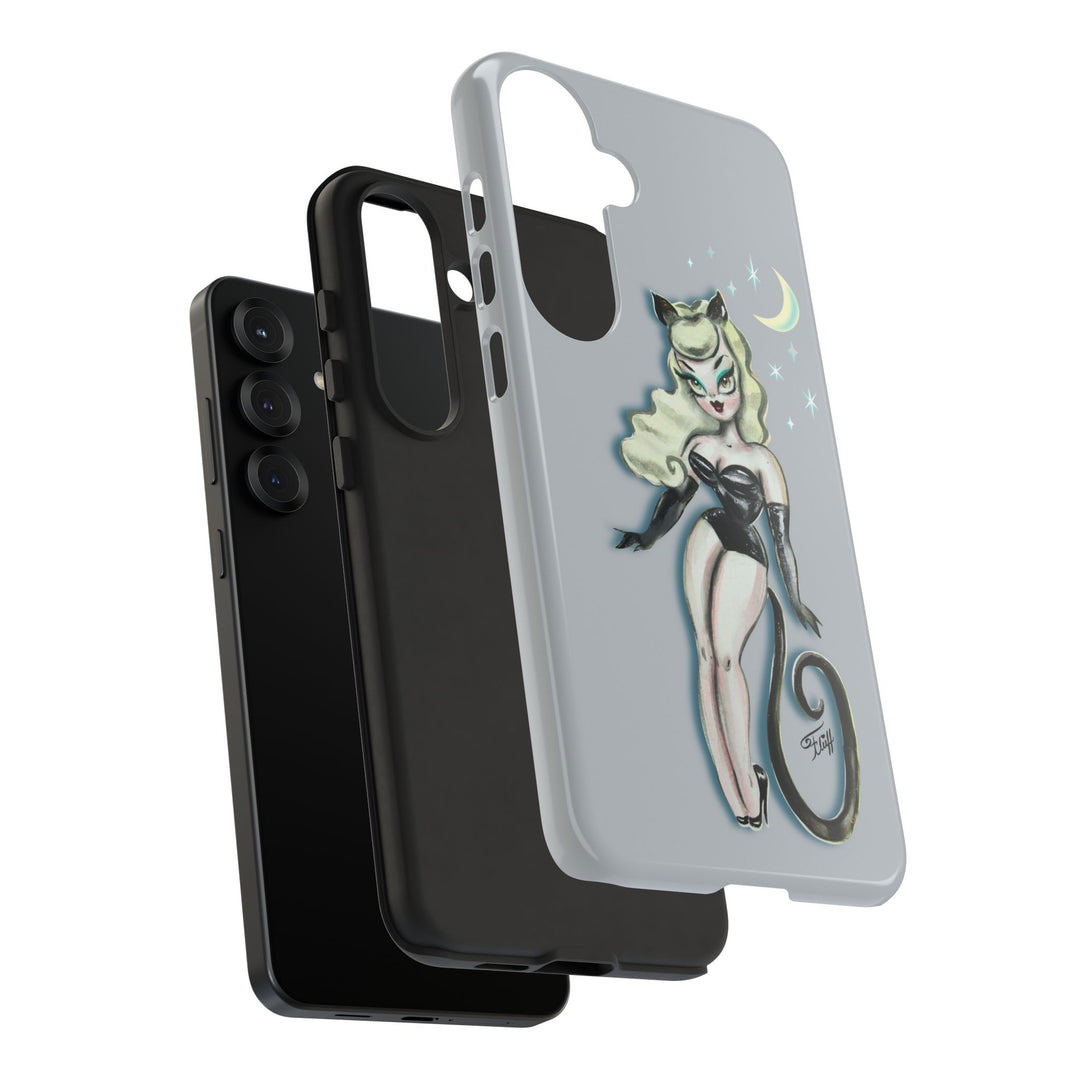 Blonde Cat Girl • Tough Phone Case
