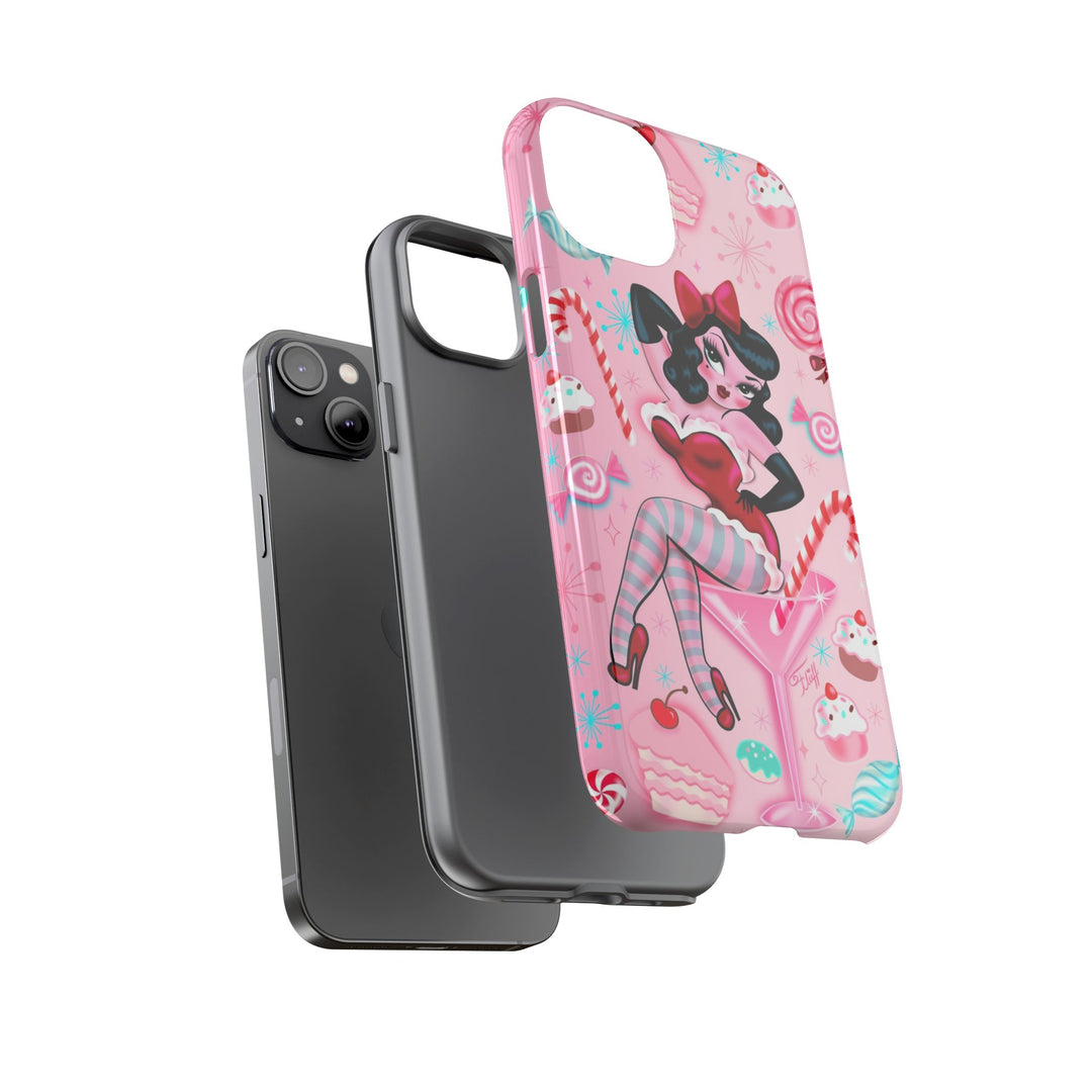 Candy Cane Martini Girl • Case Mate Galaxy S7 & S9 Slim Phone Case