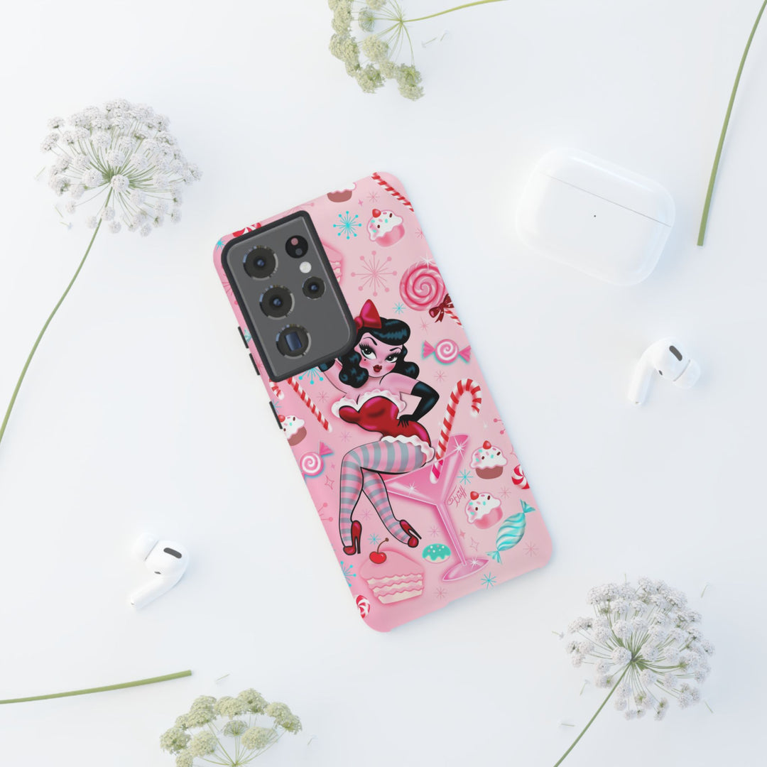 Candy Cane Martini Girl • Case Mate Galaxy S7 & S9 Slim Phone Case