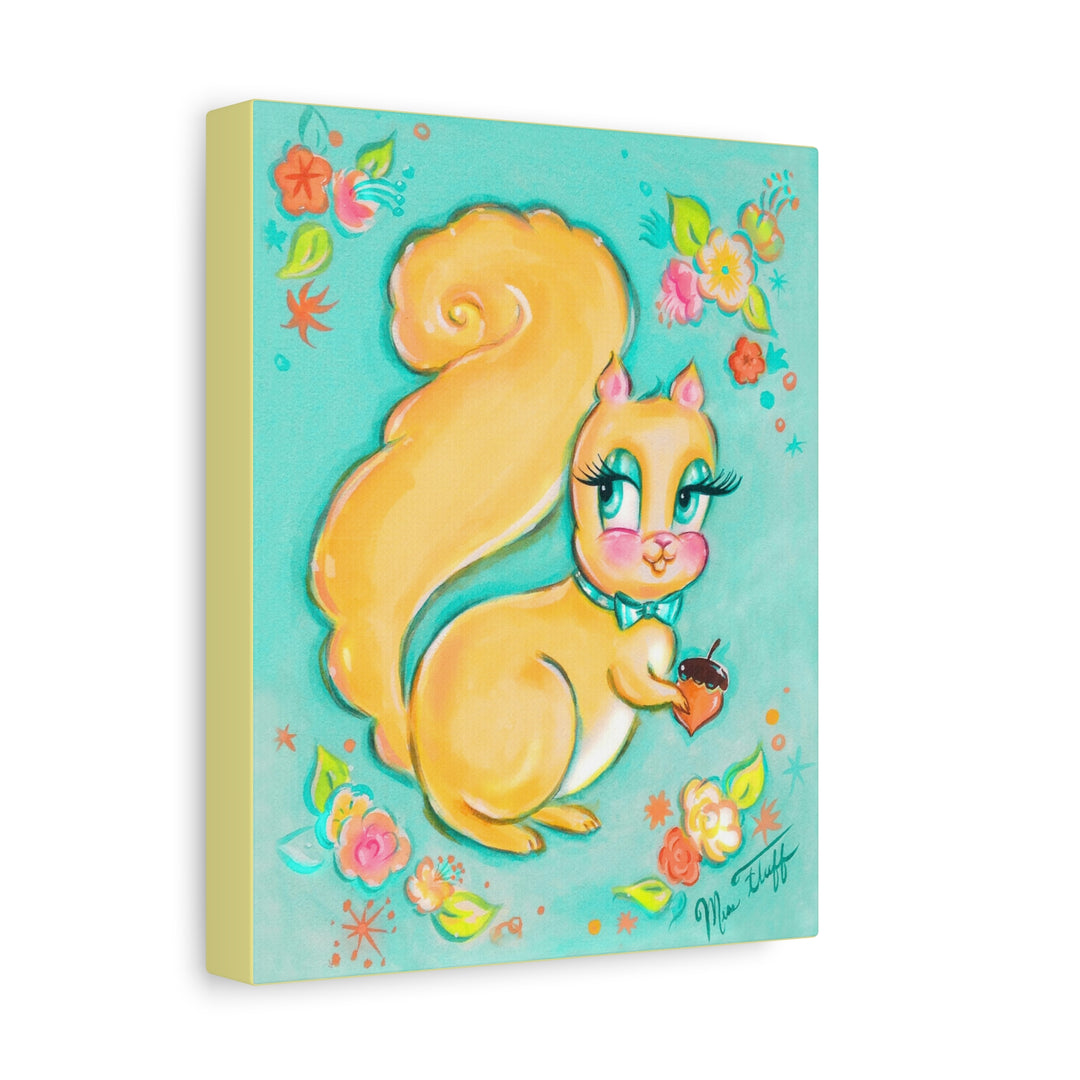 Cute Lemon Squirrel • Canvas Gallery Wrap