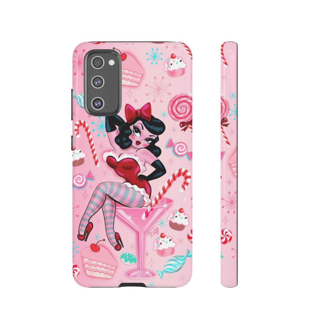 Candy Cane Martini Girl • Case Mate Galaxy S7 & S9 Slim Phone Case