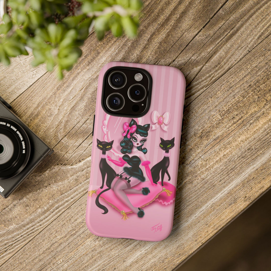 Kitten Boudoir Doll • Tough Phone Case