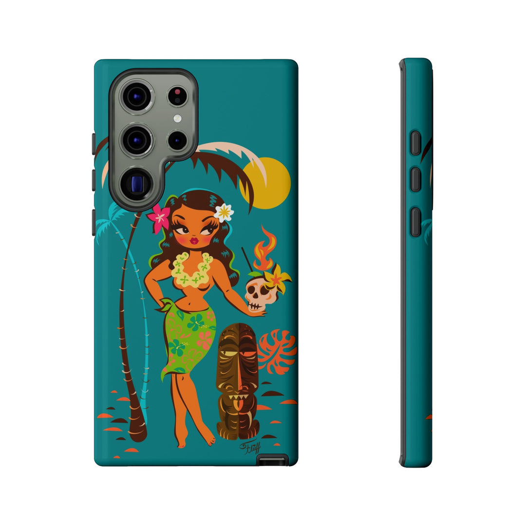 Tiki Temptress • With Skull Mug • Phone Case