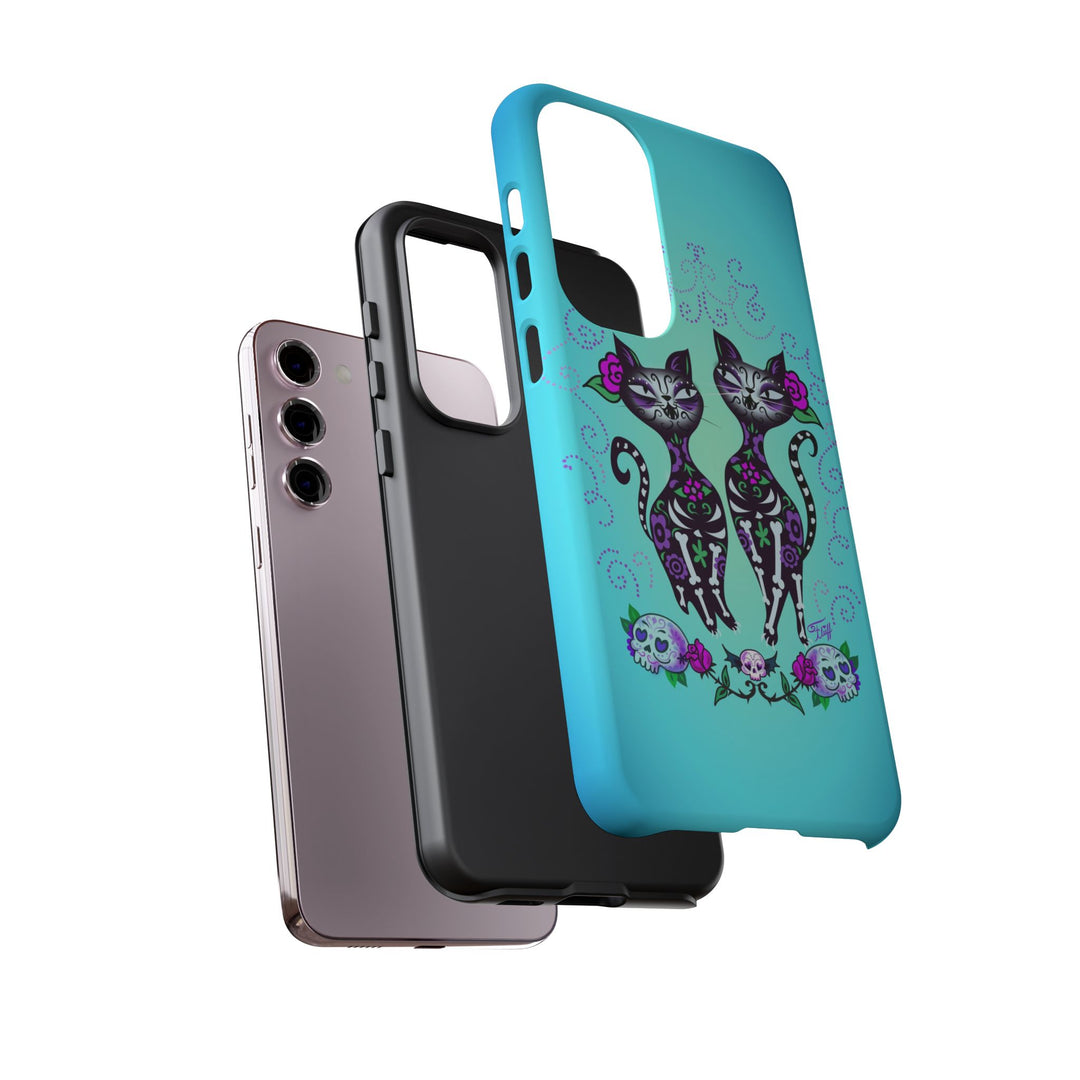 Sugar Skull Cats • Tough Phone Case