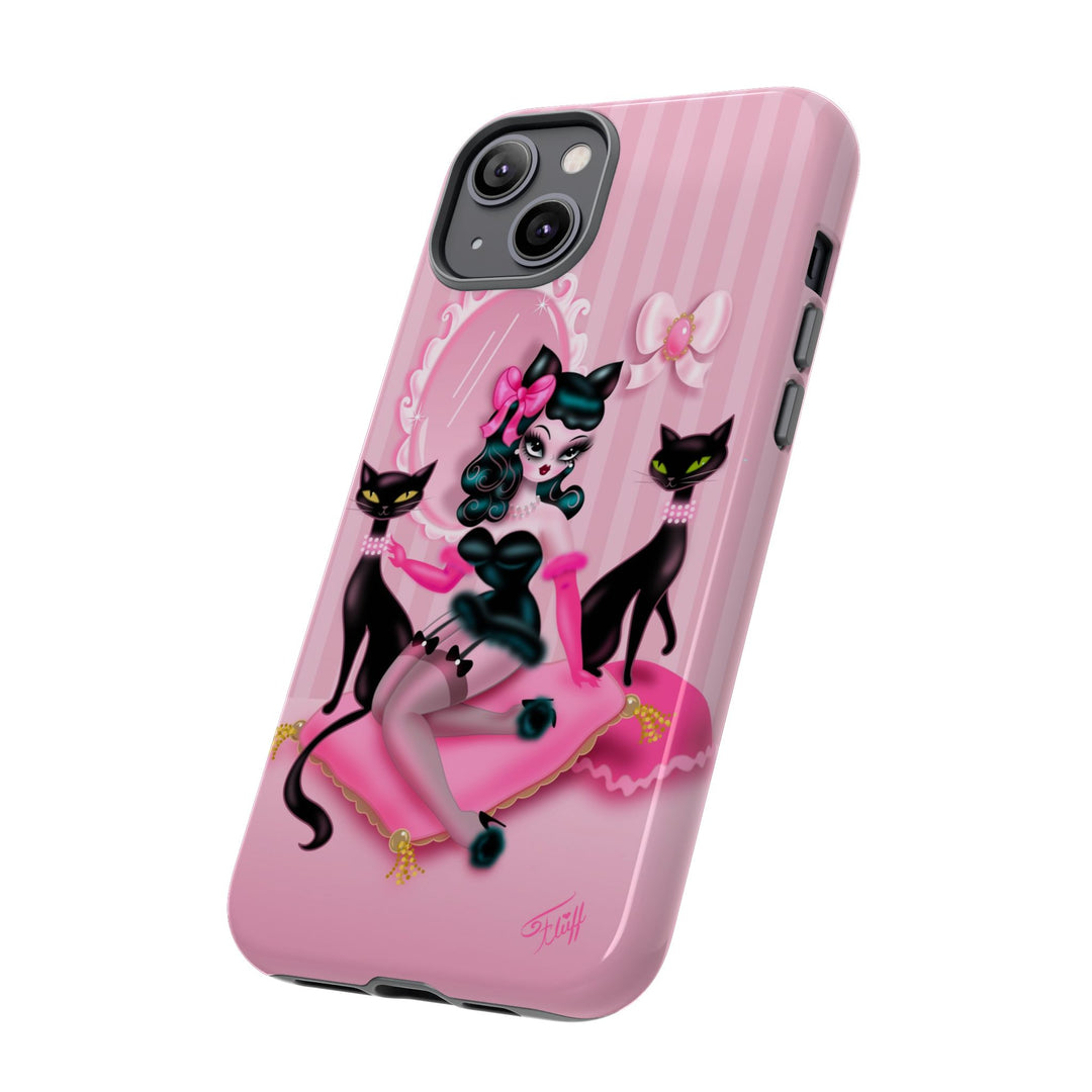 Kitten Boudoir Doll • Tough Phone Case