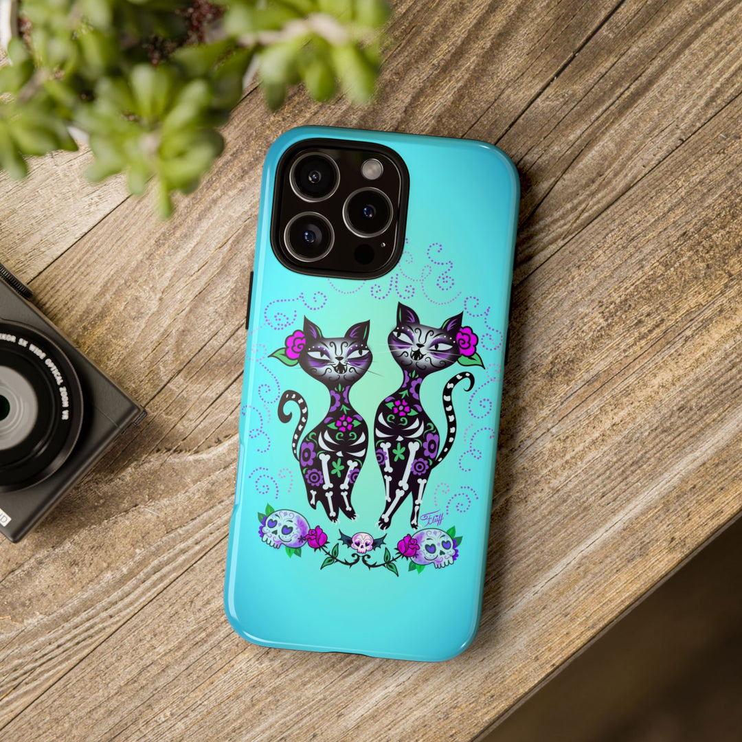 Sugar Skull Cats • Tough Phone Case