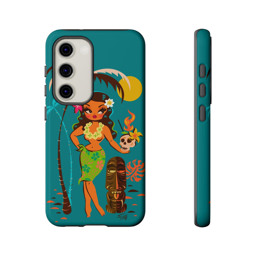 Tiki Temptress • With Skull Mug • Phone Case