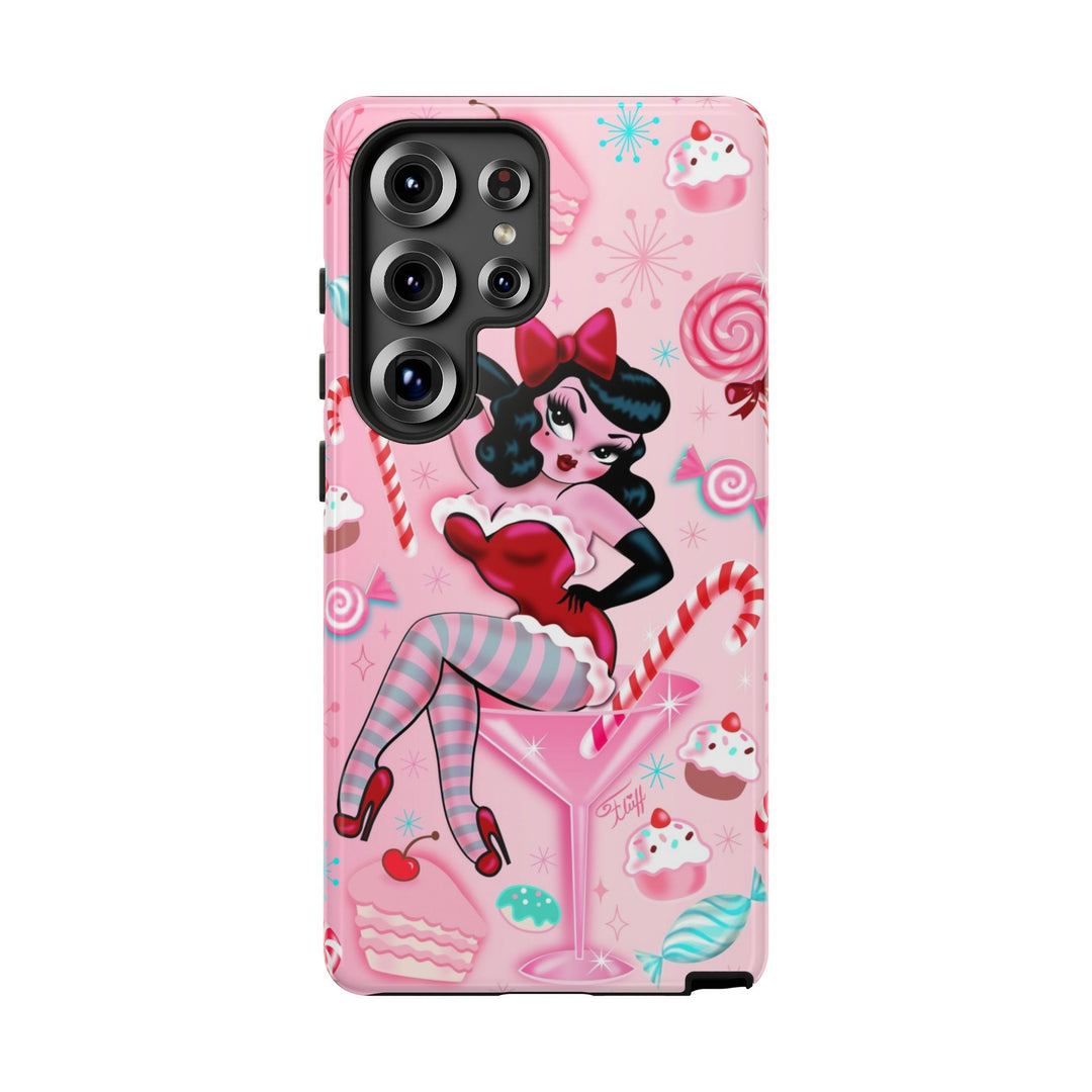 Candy Cane Martini Girl • Case Mate Galaxy S7 & S9 Slim Phone Case