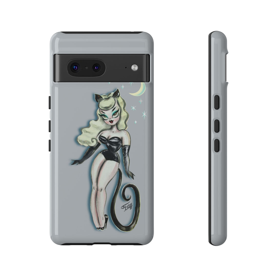 Blonde Cat Girl • Tough Phone Case