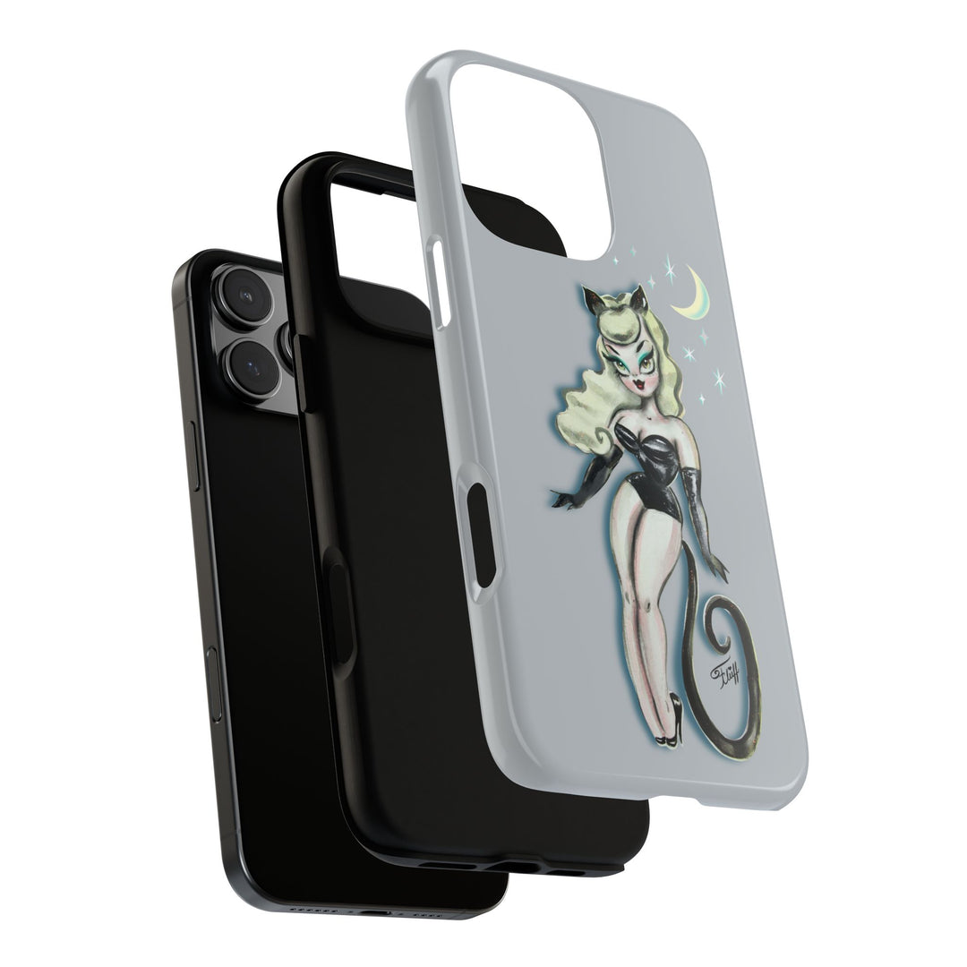 Blonde Cat Girl • Tough Phone Case
