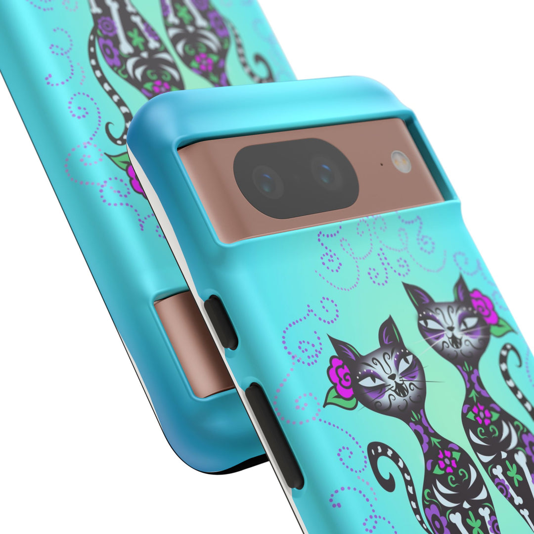 Sugar Skull Cats • Tough Phone Case