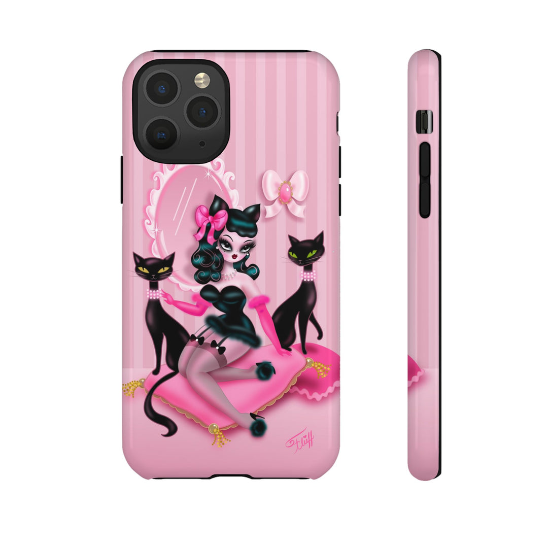 Kitten Boudoir Doll • Tough Phone Case