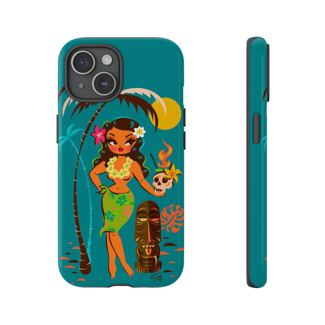 Tiki Temptress • With Skull Mug • Phone Case