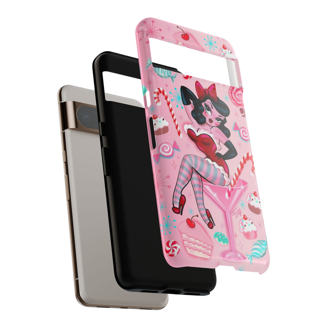 Candy Cane Martini Girl • Case Mate Galaxy S7 & S9 Slim Phone Case